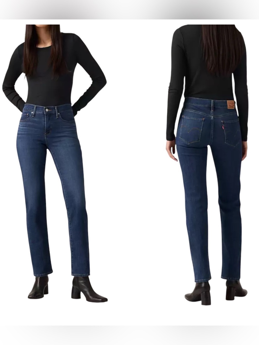 💙Levi's Women’s 314 Shaping Straight Leg Medium Wash Minimalist Fall Jeans | 31